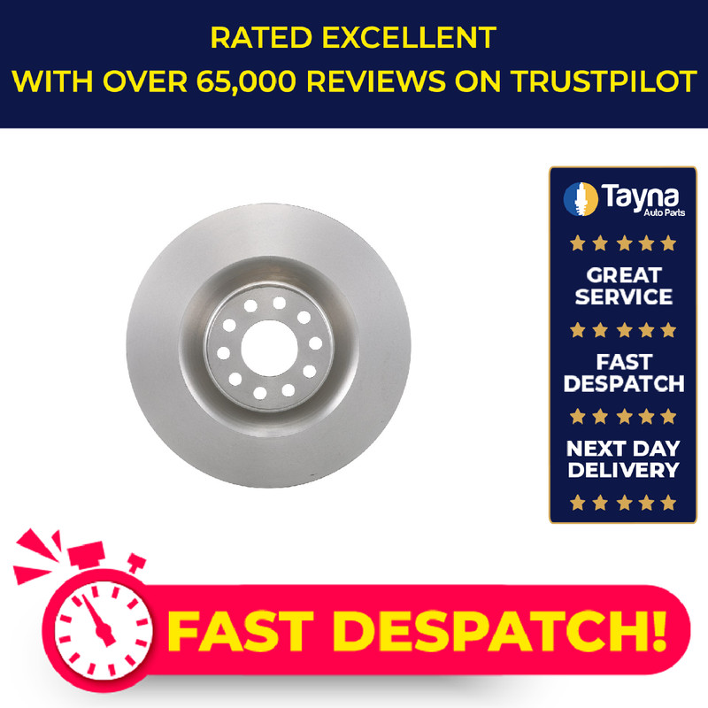 Brake Disc Single Vented fits AUDI A8 D2 3.3D Front 00 to 02 AKF 360mm Bosch New