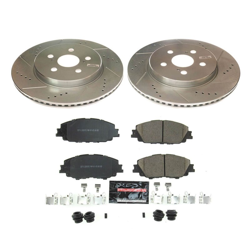 PowerStop Z23 Evolution Sport Brake Kit for 2019 Toyota Corolla Front