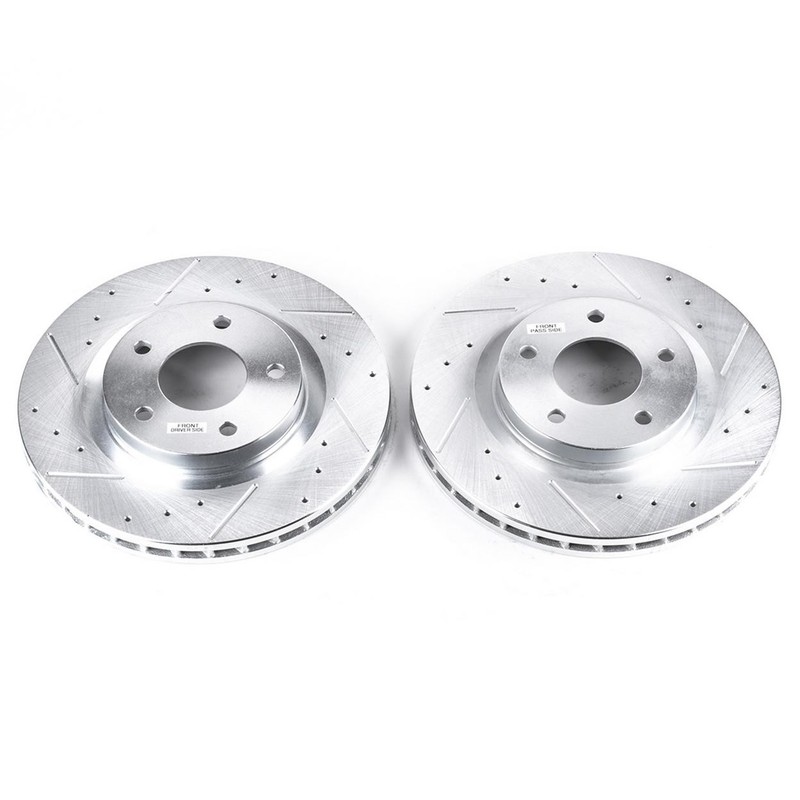 PowerStop Disc Brake Rotor Set – Fits Chrysler 200 2011-2014, Chrysler Sebring 2