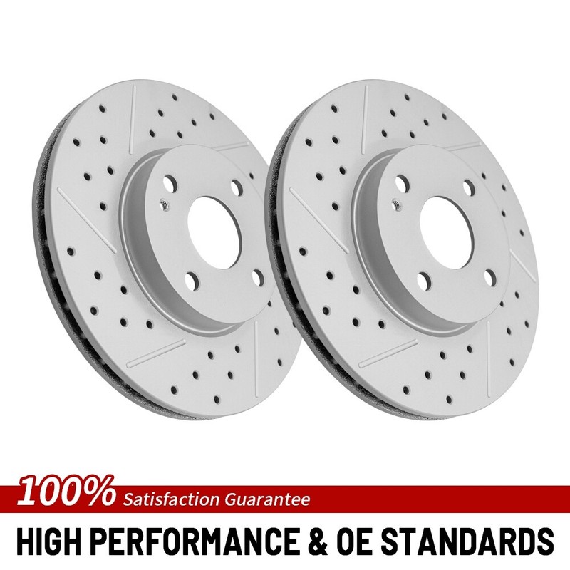 258mm Front Brake Rotors Set For Toyota Yaris Ia Scion 2016 2017 2018 2019 2020