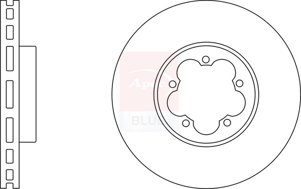 2x Brake Discs Pair Vented fits FORD TRANSIT TDCi 2.4D Front 06 to 14 300mm Set gallery