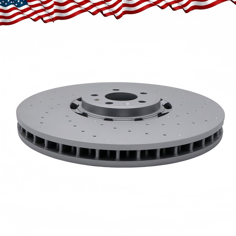 For 2021-2024 Audi RS6 Avant RS7 Sportback 4K0615301S Front Disc Brake Rotor Set gallery