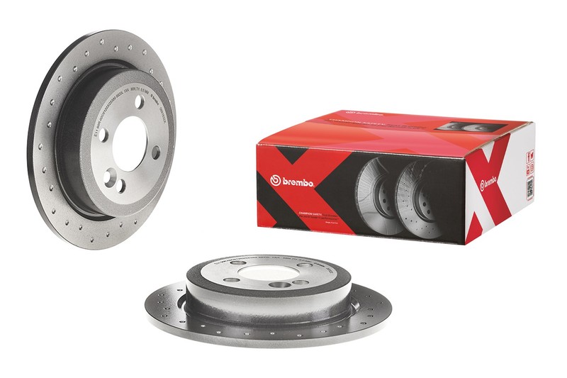 2x Brake Discs Pair fits MINI CONVERTIBLE COOPER R57 2.0D Rear 09 to 15 259mm gallery