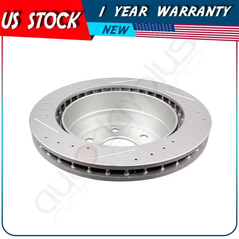 Rear Brake Discs Rotors + Ceramic Pads Fits 02-06 GMC Sierra 1500 G3000 Casting gallery