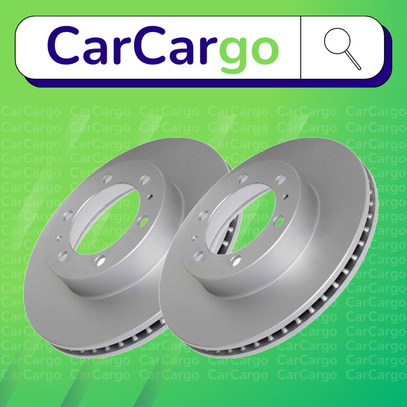 Premium Vented Front Brake Discs Toyota 4 Runner 4.7 2005-2009 319 mm