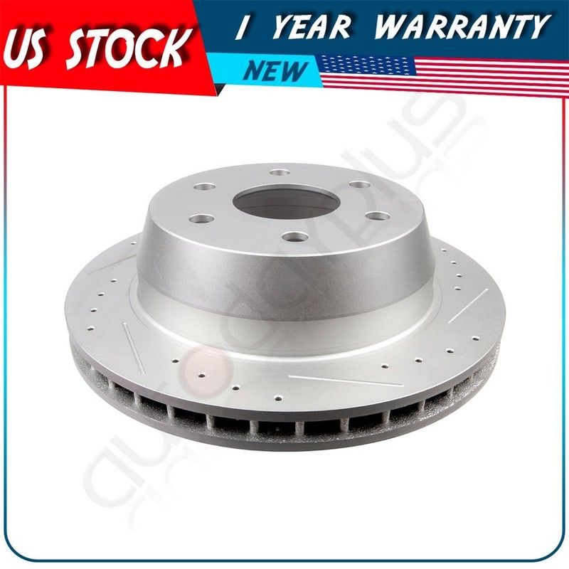 Rear Brake Discs Rotors + Ceramic Pads Fits 02-06 GMC Sierra 1500 G3000 Casting gallery