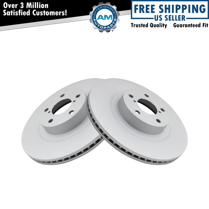 Front G-Coated Brake Rotor Pair for Subaru Forester Impreza WRX Legacy