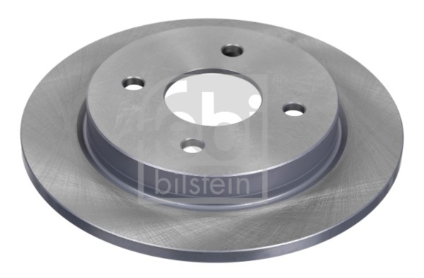 2X Febi 05652 Rear Brake Discs Pair 253mm Solid Fits Ford Courier Focus