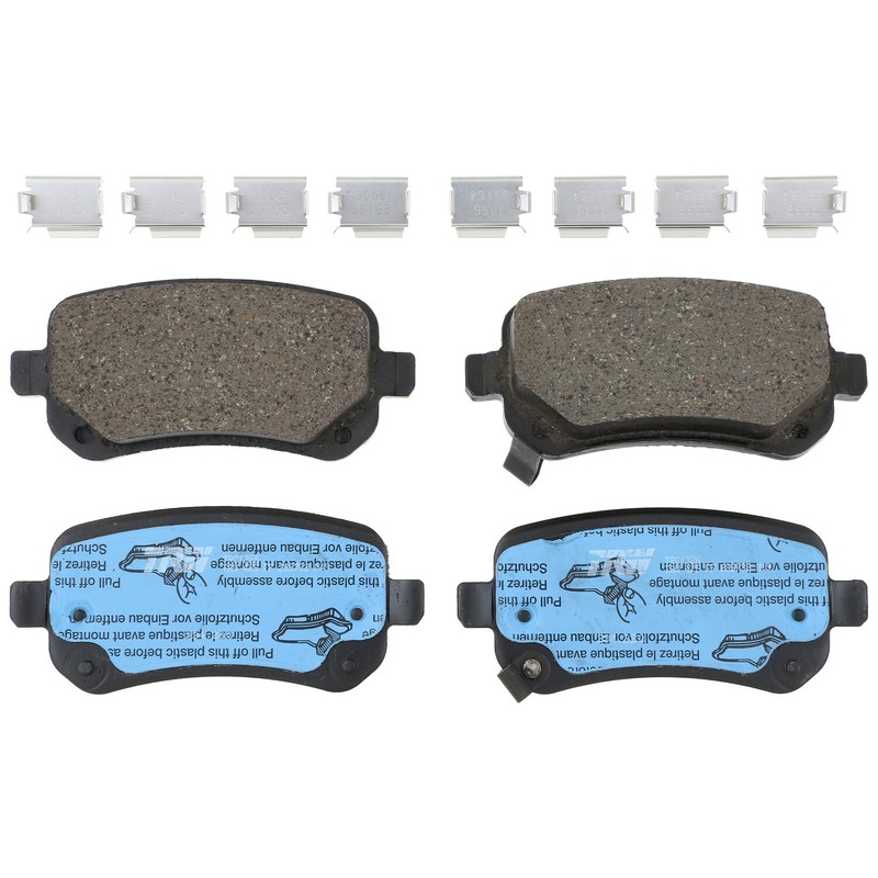 Rear Brake Kit 305mm Disc Rotors and TRW Pro Ceramic Pads For Chrysler Dodge VW gallery