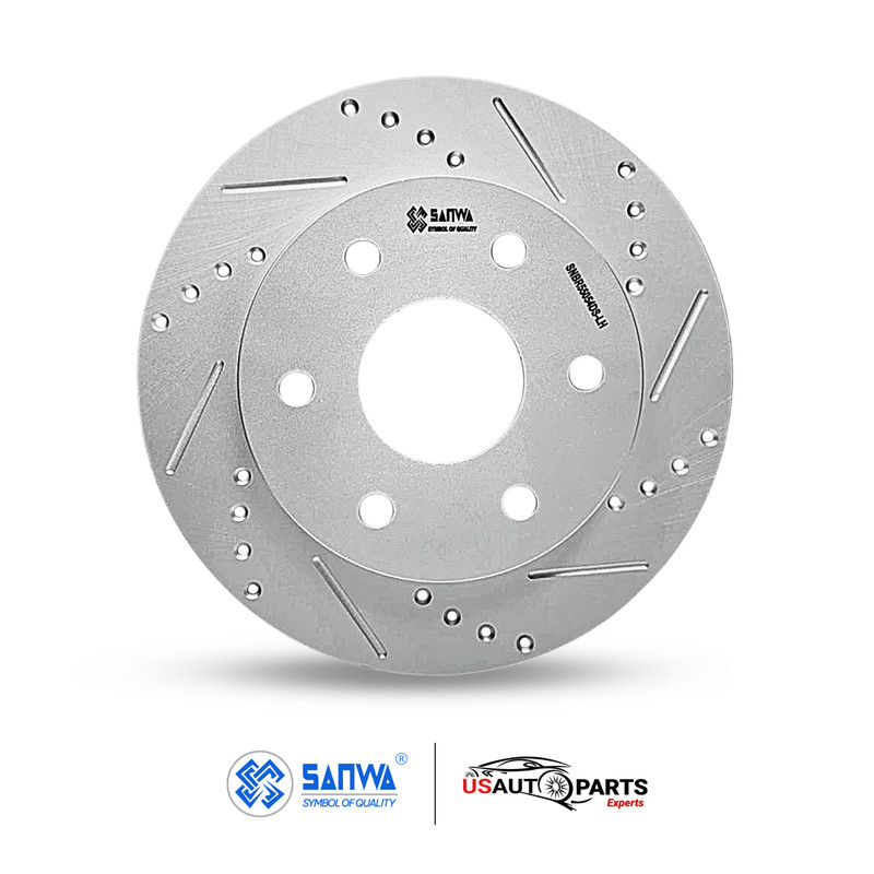 PAIR OF FRONT BRAKE ROTOR VENTED & GEOMET COATED D&S 305 mm FOR GMC SAFARI 99-08 gallery