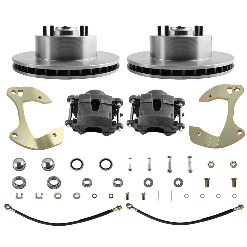 Front Brake Conversion System for Chevrolet 1955-1964 11" Rotors 14"+ Wheels gallery