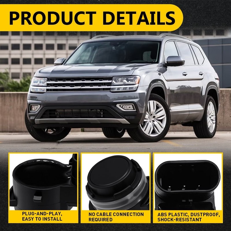 8PCS Bumper Reverse Parking Sensor PDC 3Pin For Audi SQ5 Sportback RS5 2021-2022 gallery