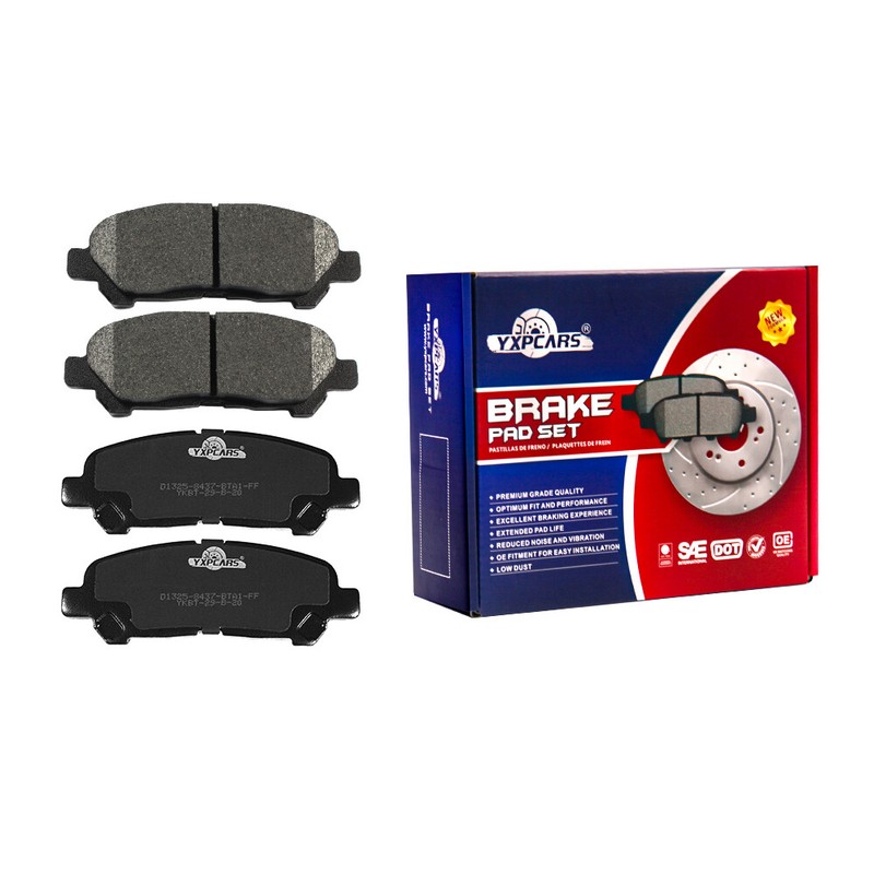 Front Rear Disc Rotors & Ceramic Brake Pads for 2008 - 2014 Toyota Highlander gallery