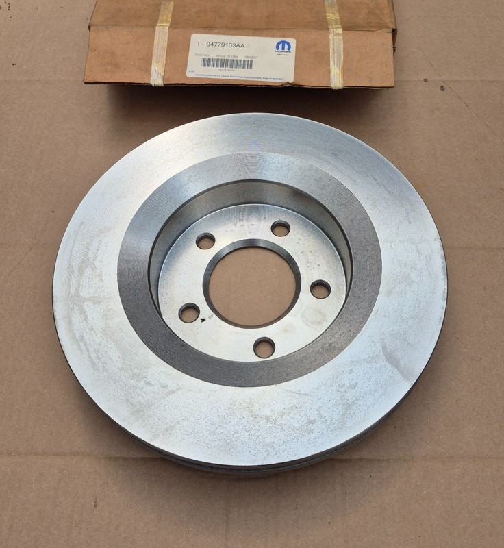 1998-2004 Intrepid Concorde 300M LHS NOS MoPar Rear DISC BRAKE ROTOR 16" Wheel gallery