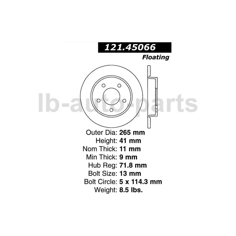 For Mazda 3 2X C-Tek Rear Disc Brake Rotor gallery