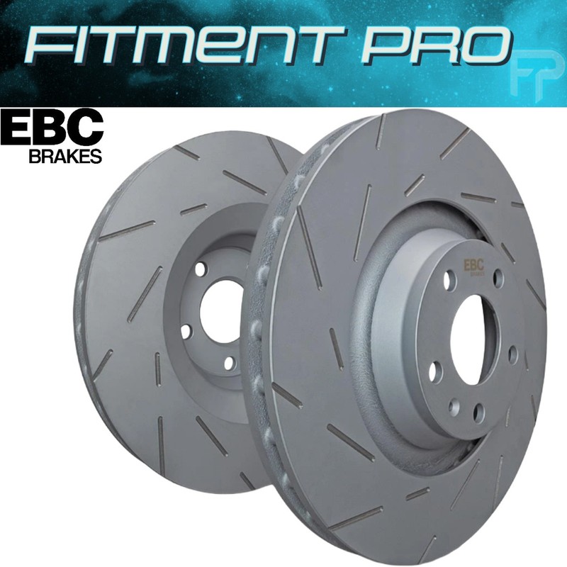 EBC Ultimax Slotted Rear Brake Rotors for 06-13 Toyota Camry Lexus ES350 USR7412 gallery