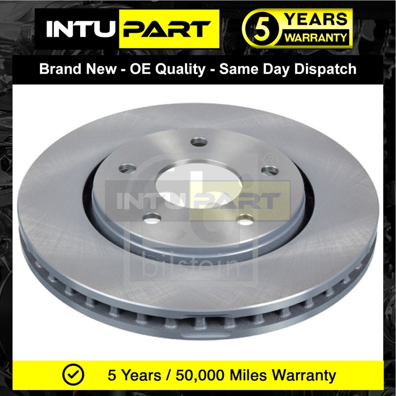 Fits Chrysler Grand Voyager 2007- IntuPart Front Brake Discs #1 4779783AB