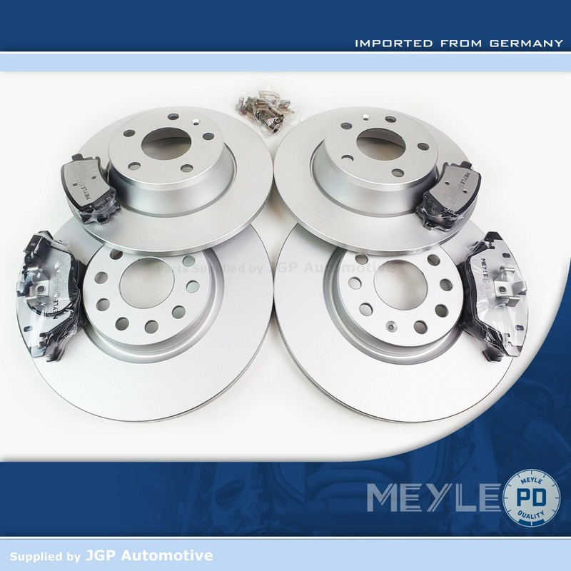 Audi TT MK2 8J – Meyle PD Front & Rear Complete Brake Discs & Pads Set