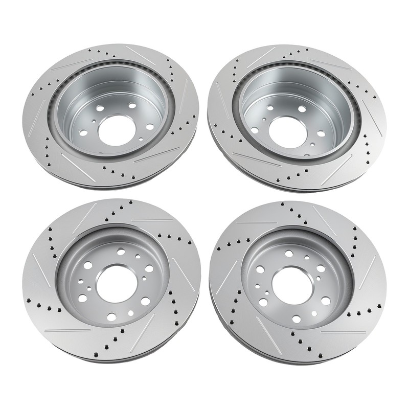 Front Rear Brake Rotors+Calipers w/Pads Kit for Chevrolet Suburban 2015-2020 gallery