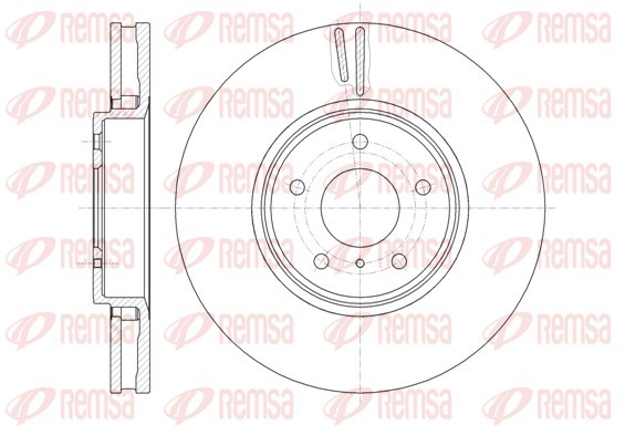 REMSA 61244.10 Brake Disc for Infiniti