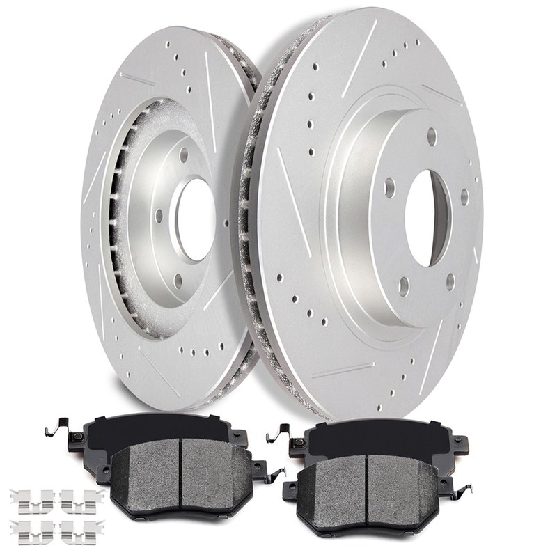 Brake Discs Rotors & Ceramic Pads For 2002 2003 2004 2005 2006 Nissan Altima