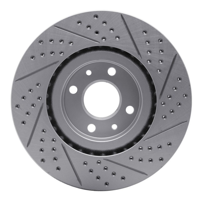 For Fiat 500 2015 Brake Rotor | Drilled And Slotted | 59mm. Center Hole Diameter gallery