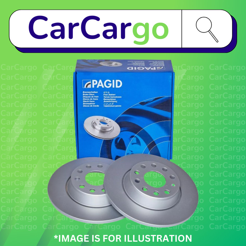Pagid Vented Front Brake Discs Renault Latitude 3.0 dCi 240 2011-2024 320 mm