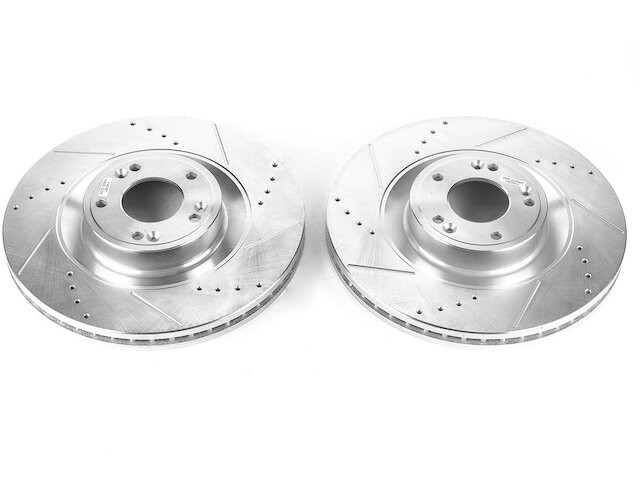 For 2011 Hyundai Equus Brake Rotor Set Front Power Stop 63529PDPF Brake Rotor