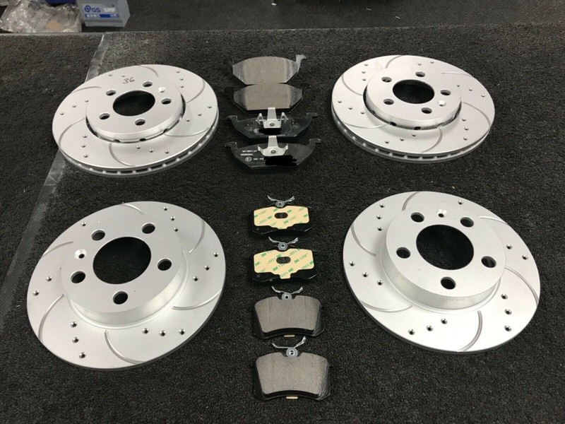 DS DS7 CROSSBACK 1.6 PureTech 225 FRONT REAR DRILLED GROOVED BRAKE DISCS & PADS gallery