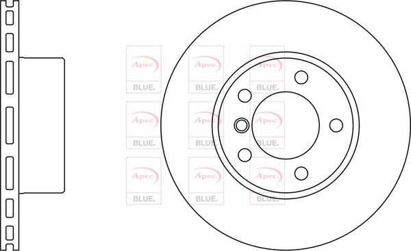 Brake Discs Pair Front FOR E39 2.0 2.2 2.5 2.8 3.0 3.5 95->04 CHOICE2/2 Blue gallery