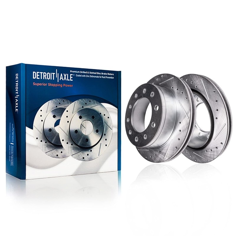 Front Drilled Rotors and Ceramic Brake Pads for Lexus LS460 LS500 LS500H LS600H gallery