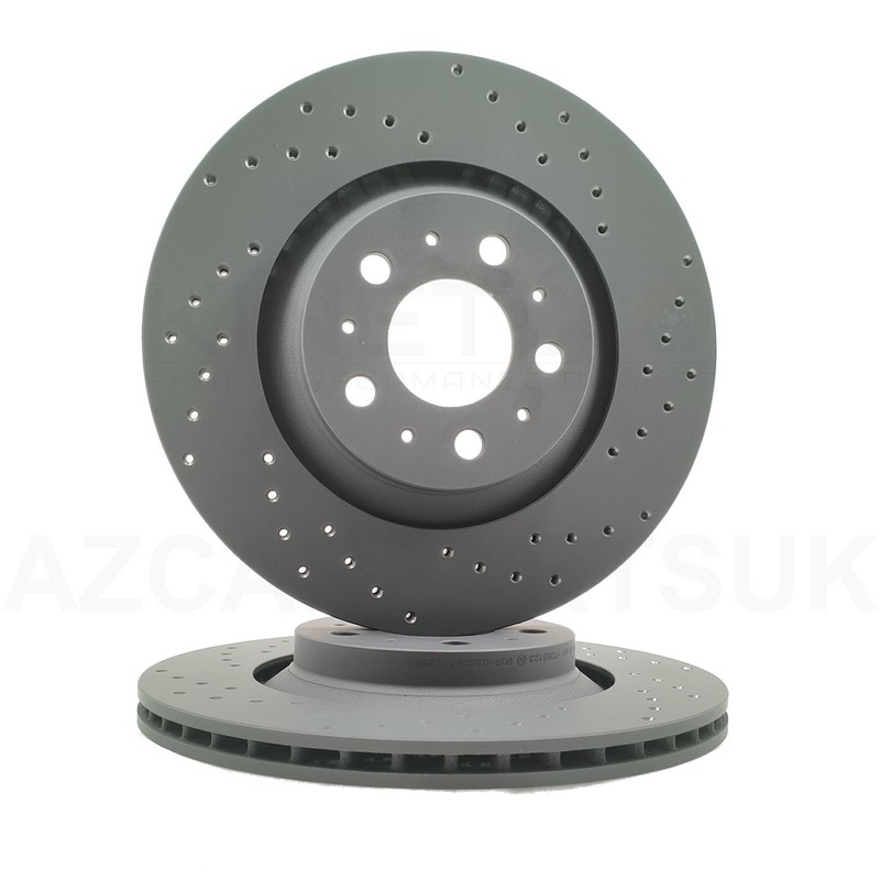 FOR TESLA MODEL Y PERFORMANCE DRILLED FRONT REAR BRAKE DISCS PADS 335mm 335mm gallery