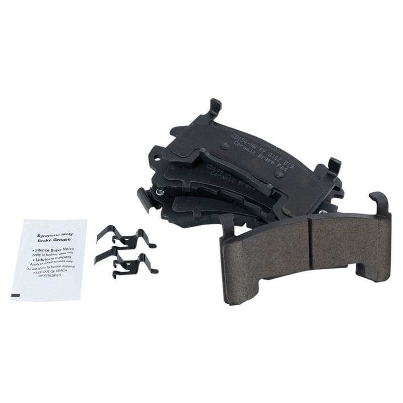 Performance Brake & Rotor Ceramic Pad Drum Shoe Front Rear Kit w/Chemicals gallery