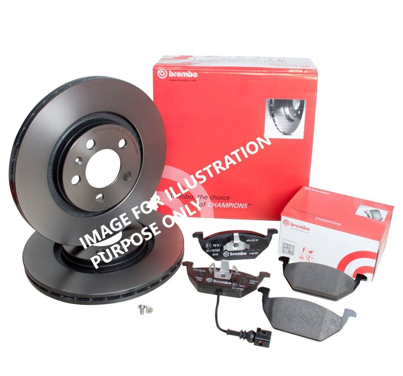 FOR CITROEN Berlingo 2.0 HDi M59 BREMBO FRONT BRAKE DISCS 283MM & BRAKE PADS SET