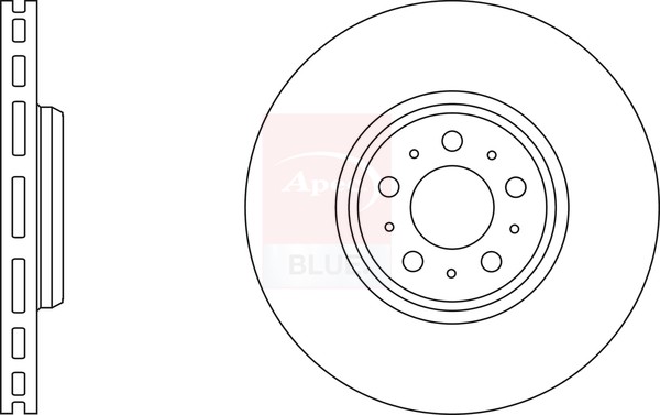 2x Brake Discs Pair Vented fits VOLVO XC90 Mk1 2.4D Front 02 to 14 336mm Set New gallery