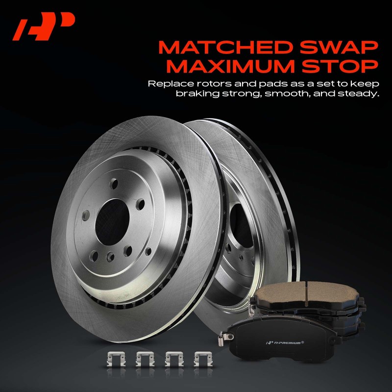 Rear Disc Brake Rotors for Mercedes-Benz GL320 GL350 GL450 GL550 ML320 ML350 gallery