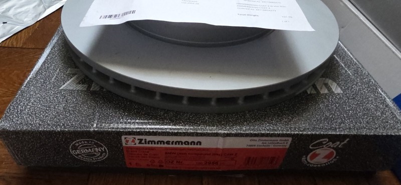 BMW 535i 550i F10 F11 Zimmermann Front Rear Rotors ATE Pads Sensor Kit gallery