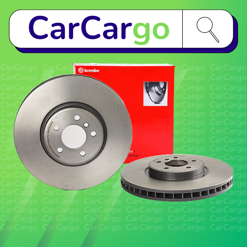 Brembo Vented Front Brake Discs Pair For BMW X5 3.0sd 2007-2008 365 mm