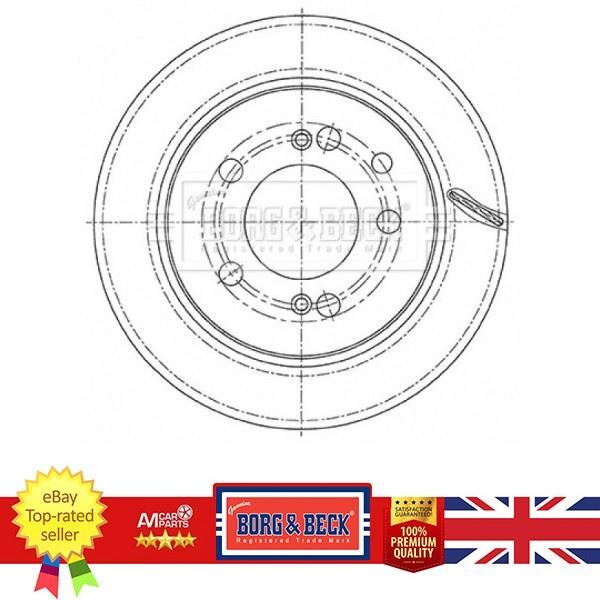Brake Disc For Ssangyong ACTYON KYRON REXTON RODIUS 05-14 4840109100