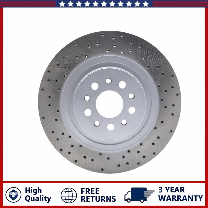 New Fit Maserati Ghibli Quattroporte Front Brake Rotors set of 2 670030935 US gallery