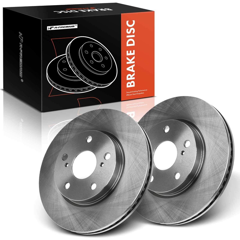 Front Disc Brake Rotors for Toyota RAV4 2006-2018 Prius V 2012-2018 HS250h xB