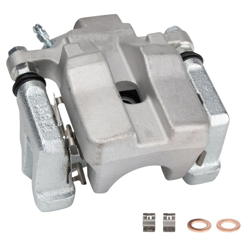 TRQ Rear Brake Calipers Ceramic Pads Rotors Fits 07-12 ES350 08-12 Avalon Camry gallery
