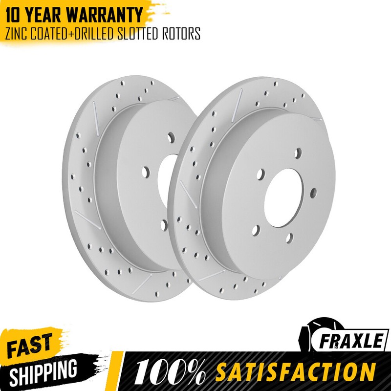 2pcs Rear Disc Brake Rotors for Ford F-150 Expedition Lincoln Navigator Rotors