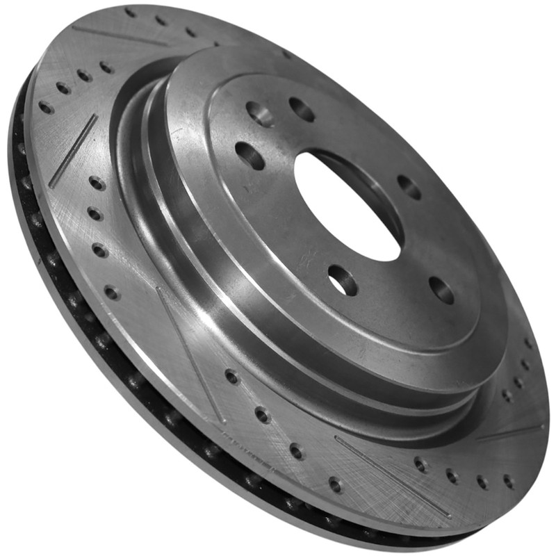 Rear Drilled Brake Rotors for Chevrolet Camaro 2010-2015 Cadillac CTS 08-19 gallery