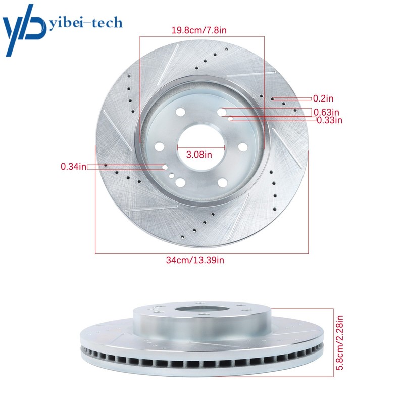 Front Drilled Brake Rotors & Ceramic Pads For Chevy Silverado 1500 GMC Sierra gallery