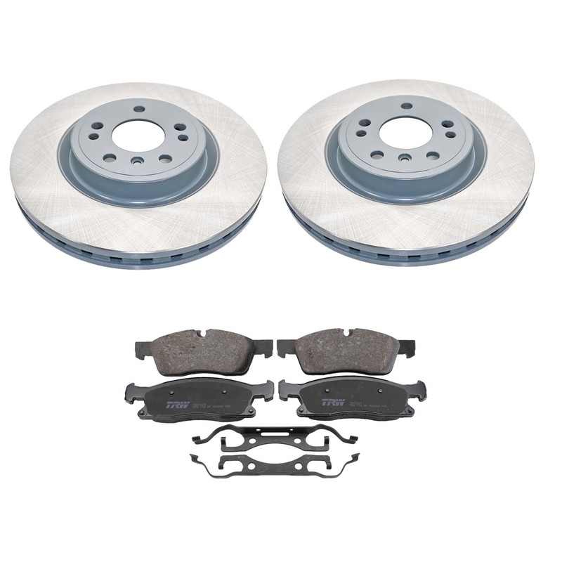 DuraGo Front Rotors TRW Pro Low-Metallic Disc Brake Pads Kit For X166 GLE350