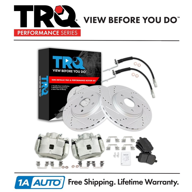 TRQ Front Brake Pad & Rotor Kit Fits 2005-2010 Chevrolet 07-08 Pontiac 05 Saturn