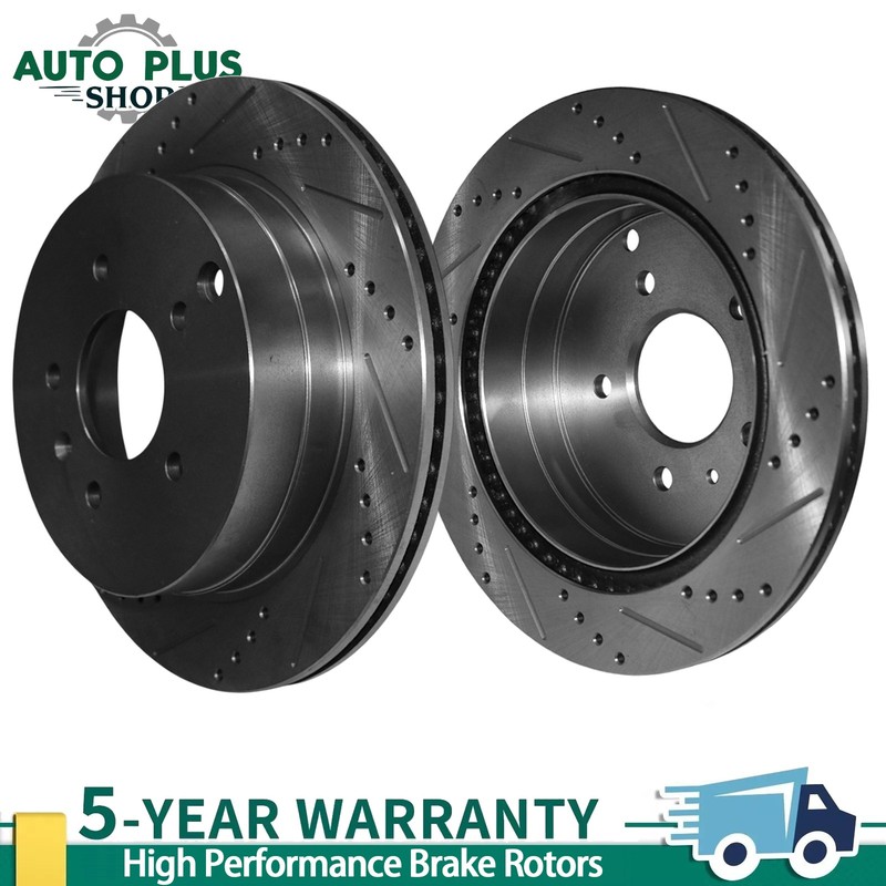 303mm Rear Drilled Brake Rotors for Saturn Vue Chevy Equinox Suzuki XL-7 Torrent