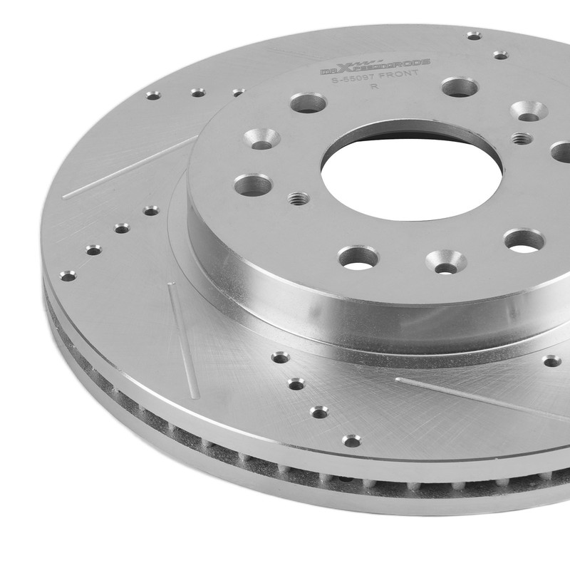 Front Brake Rotors+Calipers Kit for Chevrolet Silverado 1500 2008-2018 18-B4919A gallery
