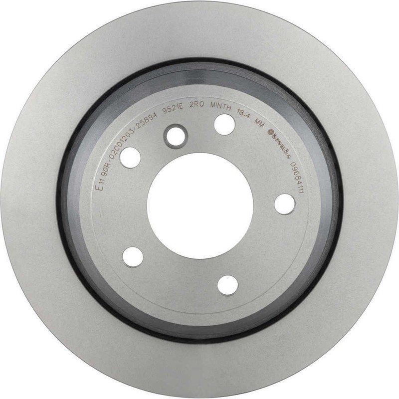 Disc Brake Rotor-Premium UV Coated OE Equivalent Rotor Brembo 09.6841.11